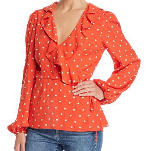 Perseverance London Nwot Margarita Embroidered Top